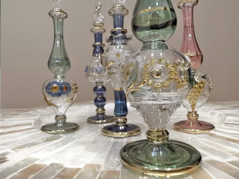 歐西里斯系列-手工埃及玻璃香水瓶/香精瓶/空瓶/盲盒-隨機出貨