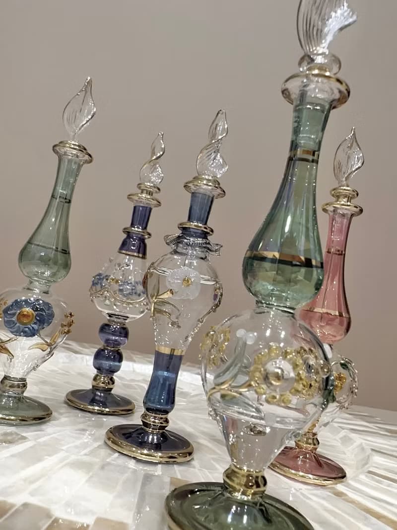 歐西里斯系列-手工埃及玻璃香水瓶/香精瓶/空瓶/盲盒-隨機出貨