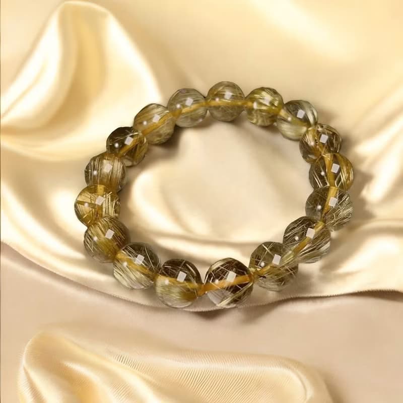 天然鈦金水晶手珠手鍊 | 天然水晶 | 送禮