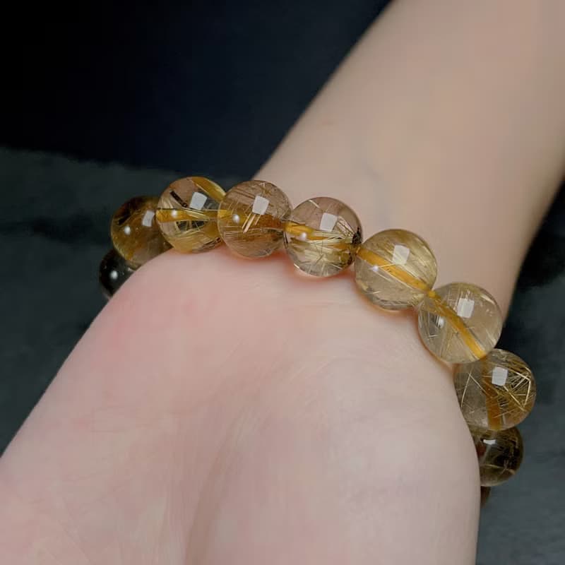 天然鈦金水晶手珠手鍊 | 天然水晶 | 送禮