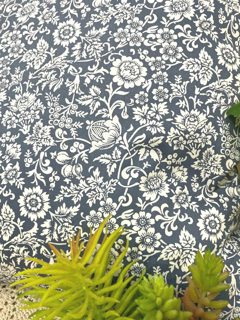 北歐風格灰色白花圖案抱枕靠枕靠墊枕套