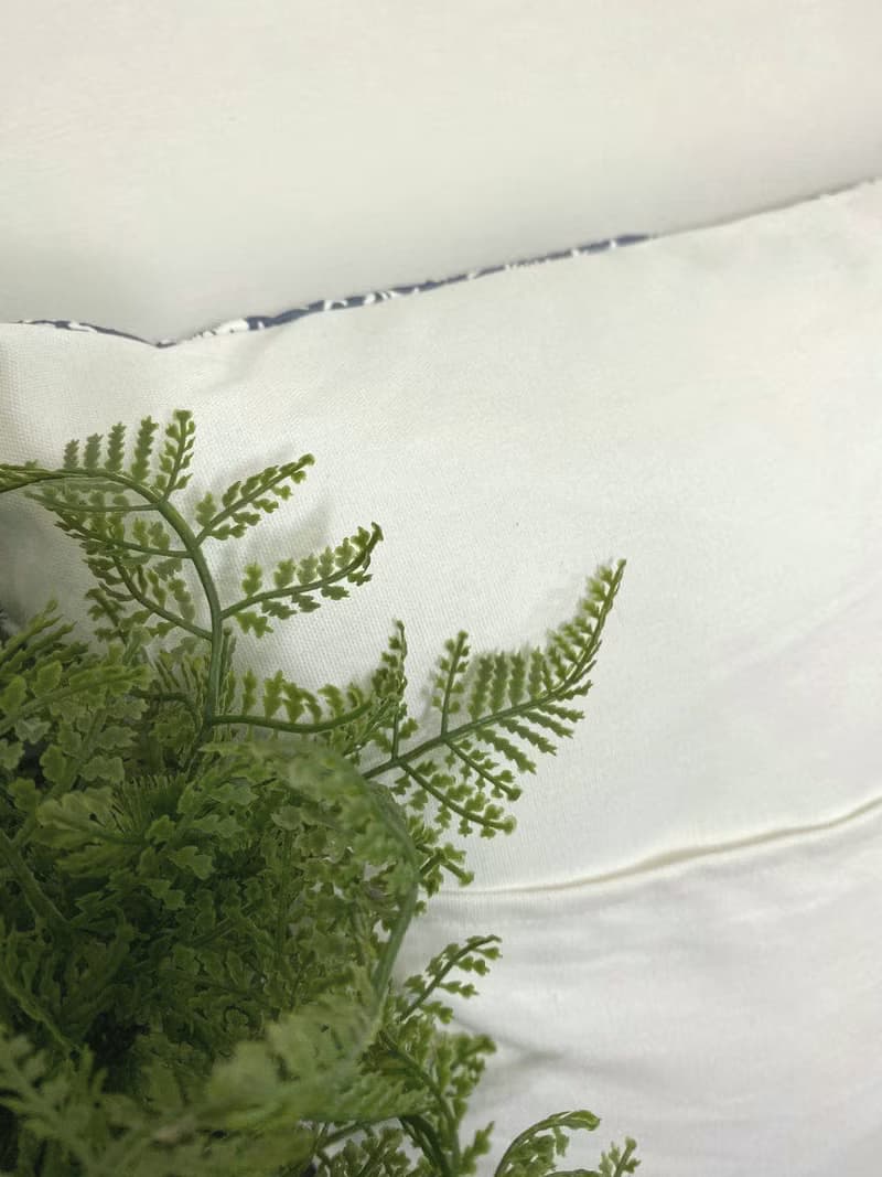 北歐風格灰色白花圖案抱枕靠枕靠墊枕套