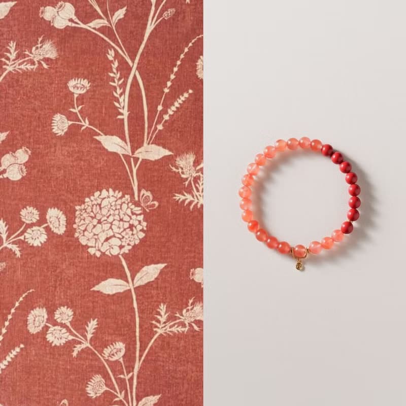 原創手工南棲冰飄南紅硃砂手串s925純銀開運手鏈生日禮物