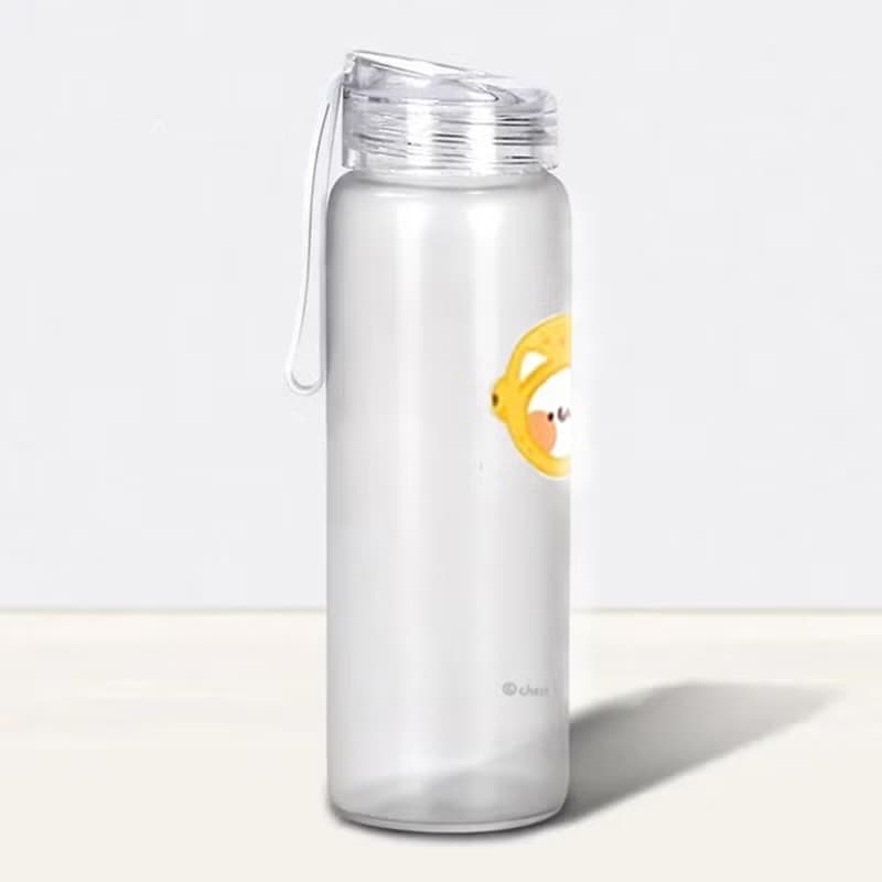 透明磨砂玻璃瓶 17oz 小小的檸檬頭 | 胸毛公寓 散水禮物