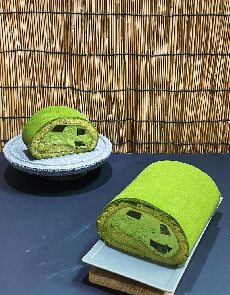 抹茶控的抹茶蕨餅生乳捲