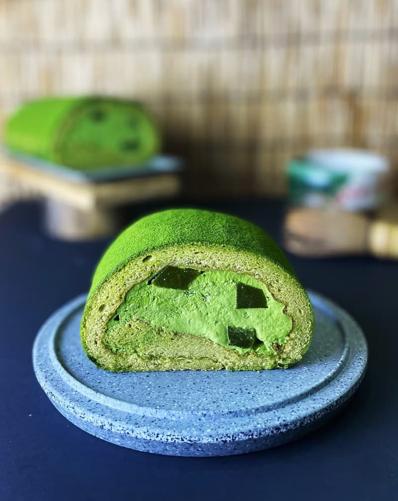 抹茶控的抹茶蕨餅生乳捲