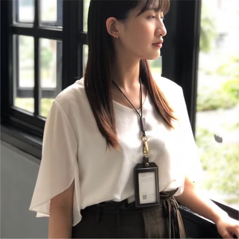 【精選折扣】L1 頭層真牛皮-識別證卡套-可加購烙印燙金