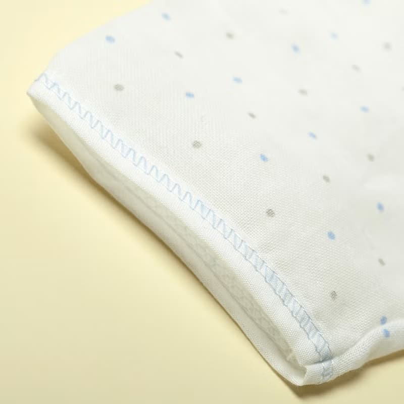 點點綁帶連身服-100%純棉紗布嬰兒連身衣(短袖短褲)-寶寶新生兒3M