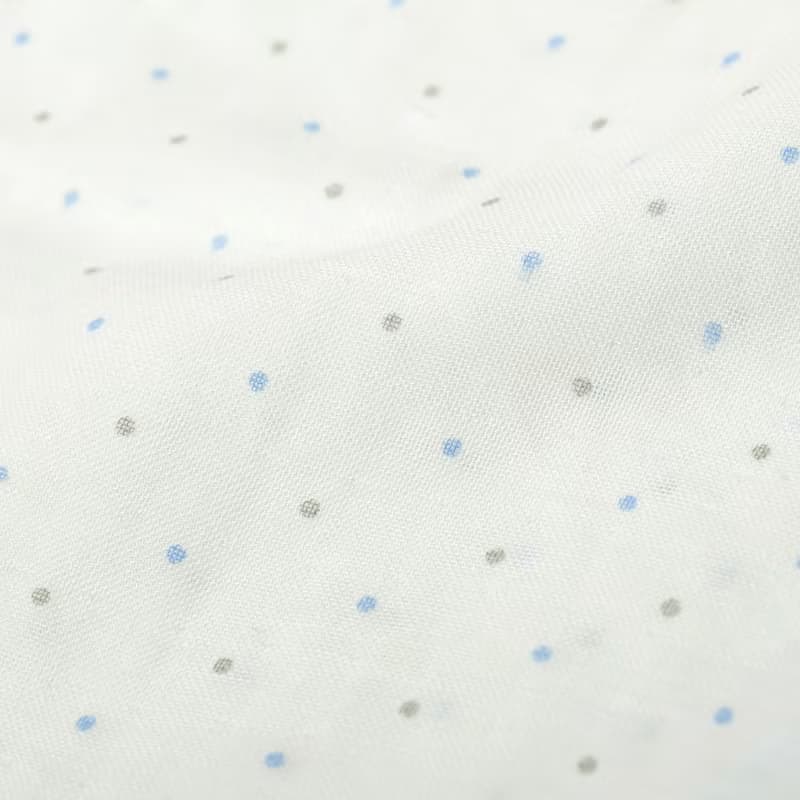 點點綁帶連身服-100%純棉紗布嬰兒連身衣(短袖短褲)-寶寶新生兒3M