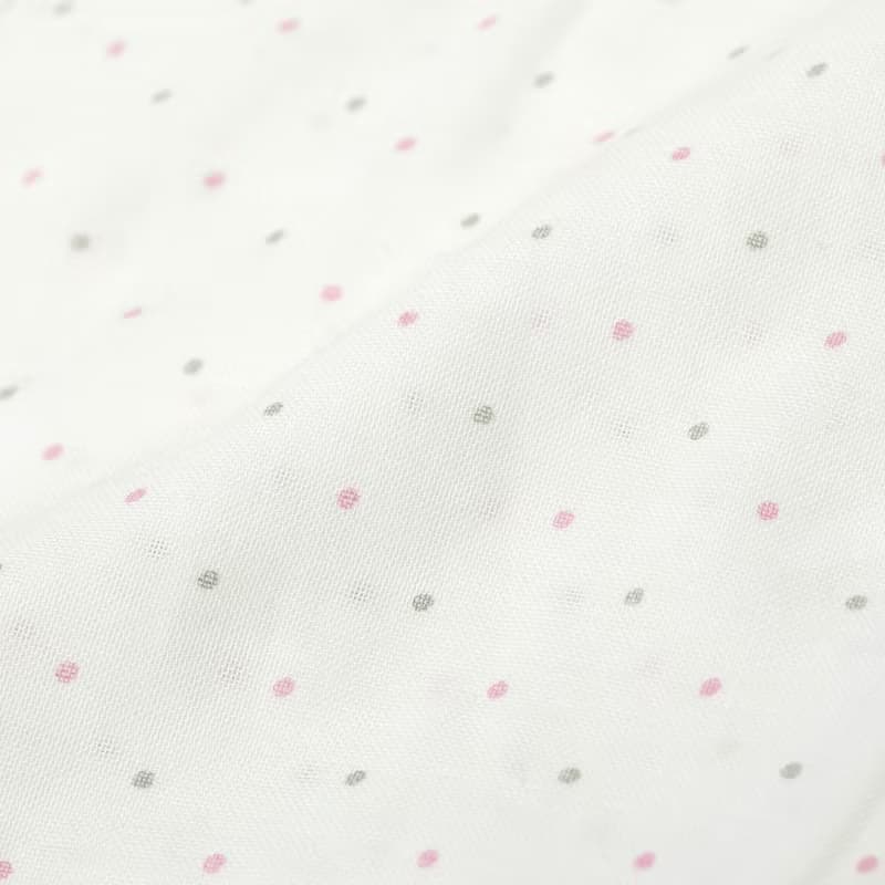 點點綁帶連身服-100%純棉紗布嬰兒連身衣(短袖短褲)-寶寶新生兒3M