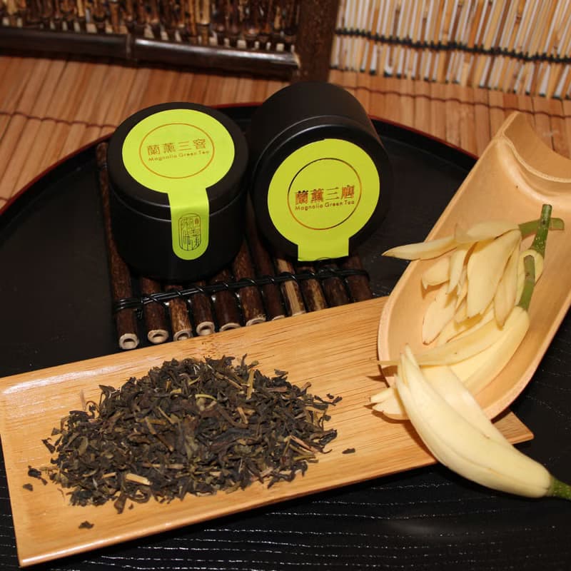 雨曦精選蘭薰三窨茶葉禮盒(伴手禮附提袋)
