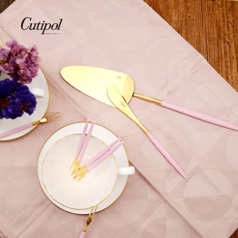 葡萄牙 Cutipol | GOA / 甜蜜午茶時光粉紅金六件組