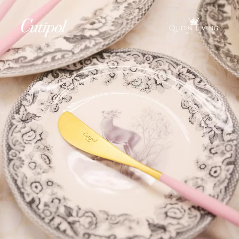 葡萄牙 Cutipol | GOA / 甜蜜午茶時光粉紅金六件組