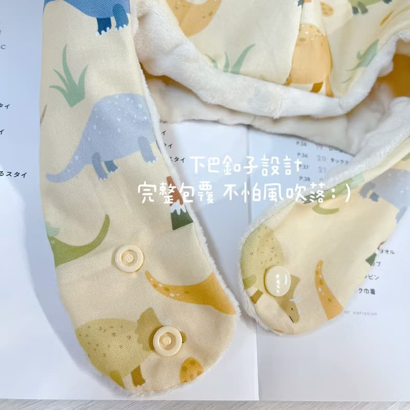 恐龍大地 手工寶寶豆絨飛行帽 遮耳帽 寶寶帽 保暖帽