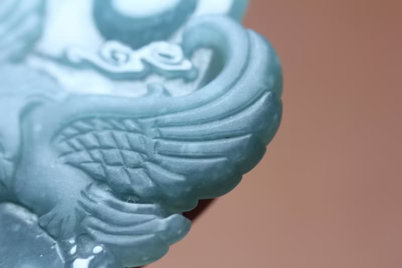翡翠 大鵬展翅 鵬程萬裡 項鏈 吊墜掛件 毛衣鏈 送朋友禮物學生