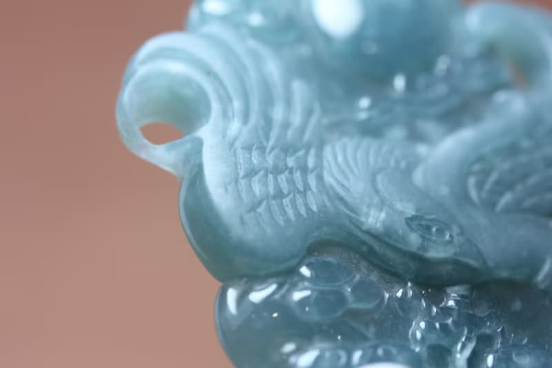 翡翠 大鵬展翅 鵬程萬裡 項鏈 吊墜掛件 毛衣鏈 送朋友禮物學生