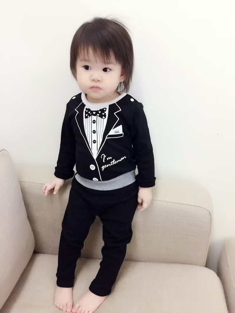PUREST 小紳士全副武裝 黑西裝 寶寶彌月禮盒組 嬰兒 新生兒 送禮