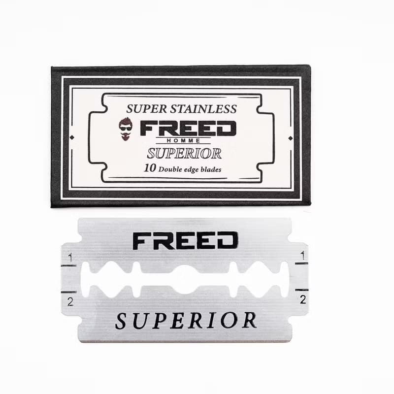【FREED】雙刃刮鬍刀片 - 120片裝 / 通用雙刃安全刮鬍刀 現貨