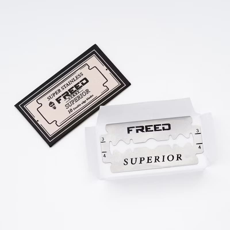 【FREED】雙刃刮鬍刀片 - 120片裝 / 通用雙刃安全刮鬍刀 現貨