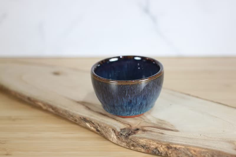 【送禮好物】80ml 天目釉 手拉坯茶杯 鶯歌名家葉敏祥手作