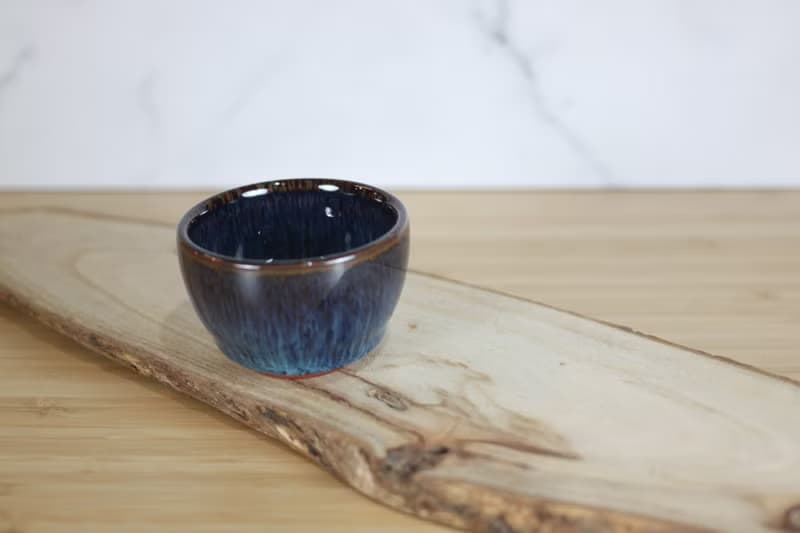 【送禮好物】80ml 天目釉 手拉坯茶杯 鶯歌名家葉敏祥手作