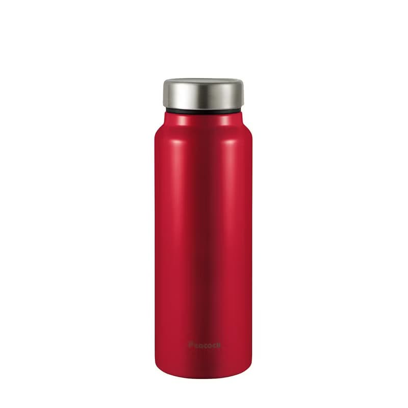 【孔雀Peacock】600ML 不鏽鋼保溫杯 輕量化設計-紅