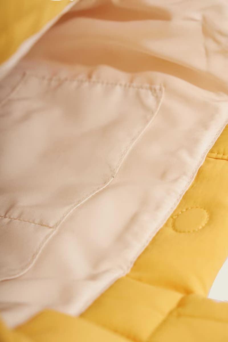 PUFF - nylon puffy tote bag (yellow)