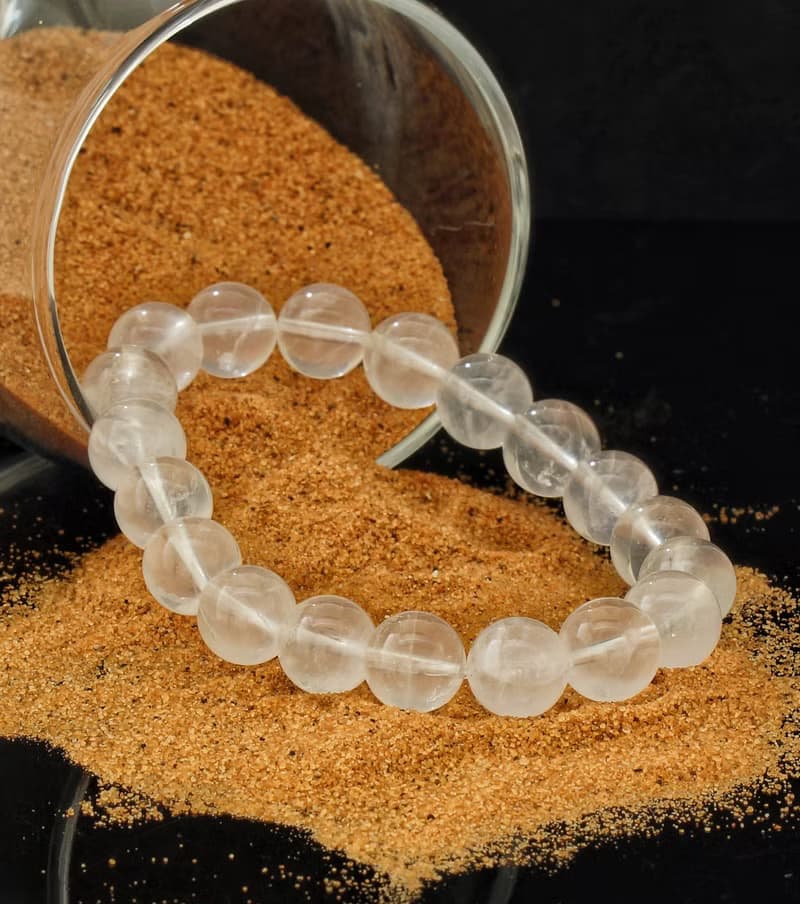 白幽靈 10mm 水晶手鍊 ( HKA9209 )