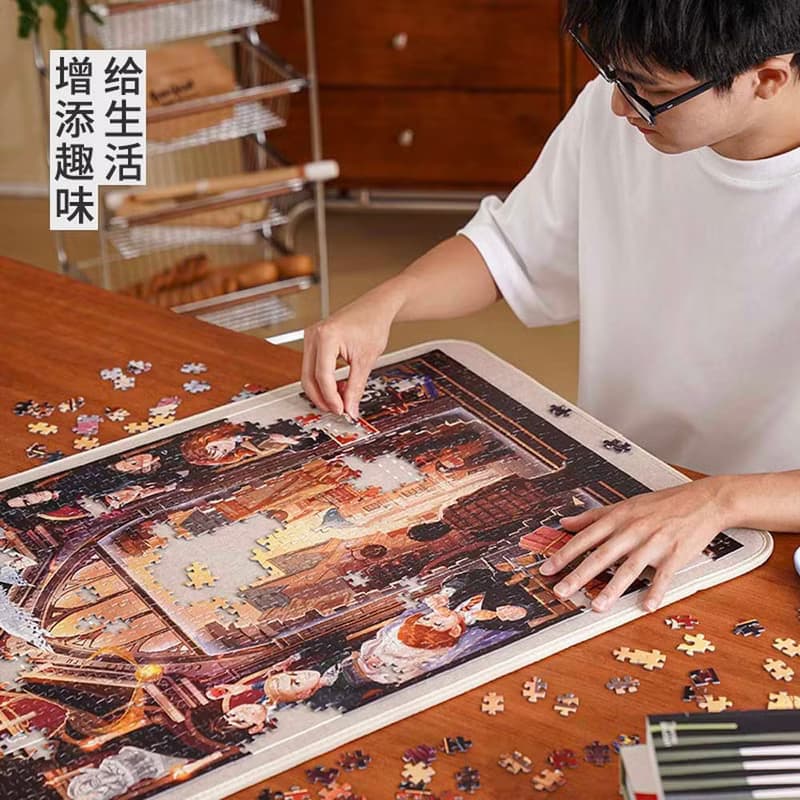 TOi圖益 哈利波特與魔法石 拼圖1000片魔法世界經典場景 收藏禮物