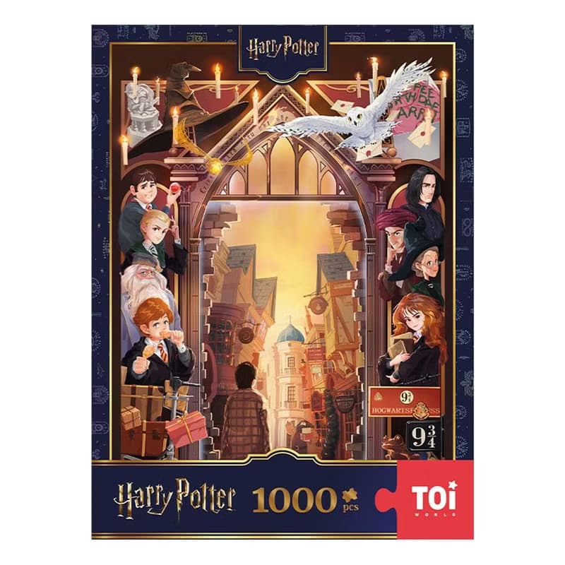 TOi圖益 哈利波特與魔法石 拼圖1000片魔法世界經典場景 收藏禮物