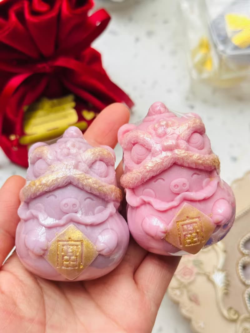 富貴祥獅手工皂|豬富祝福|婚禮小物|宮廟景點企業贈禮