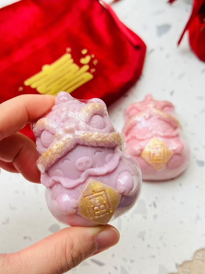 富貴祥獅手工皂|豬富祝福|婚禮小物|宮廟景點企業贈禮