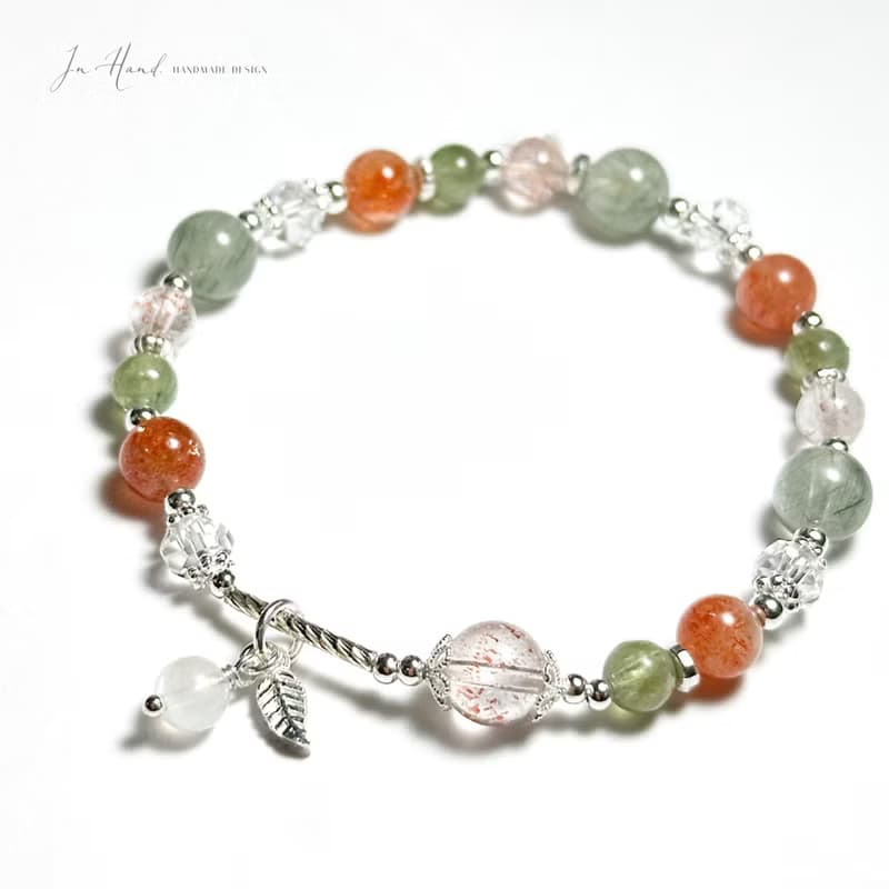 芸香花開的季節-天然礦石設計手鍊