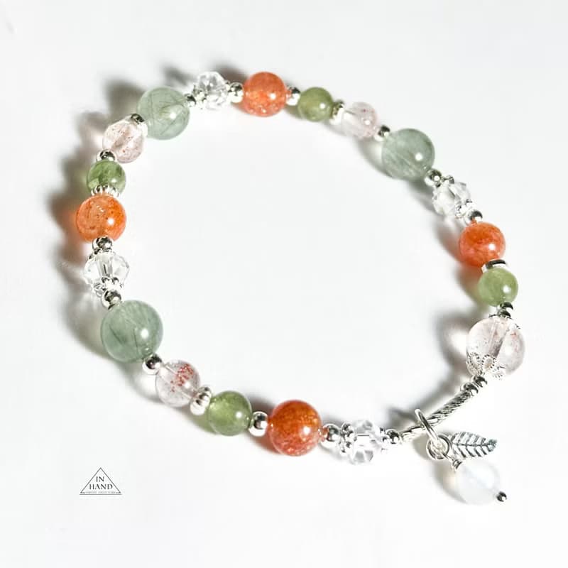 芸香花開的季節-天然礦石設計手鍊