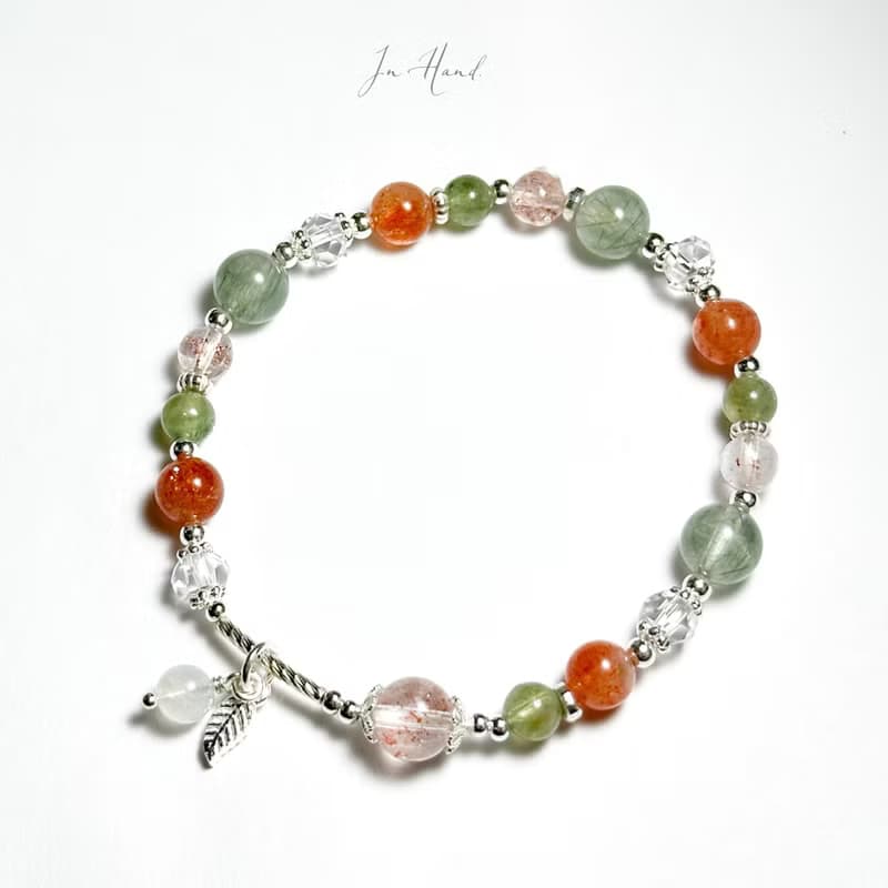芸香花開的季節-天然礦石設計手鍊