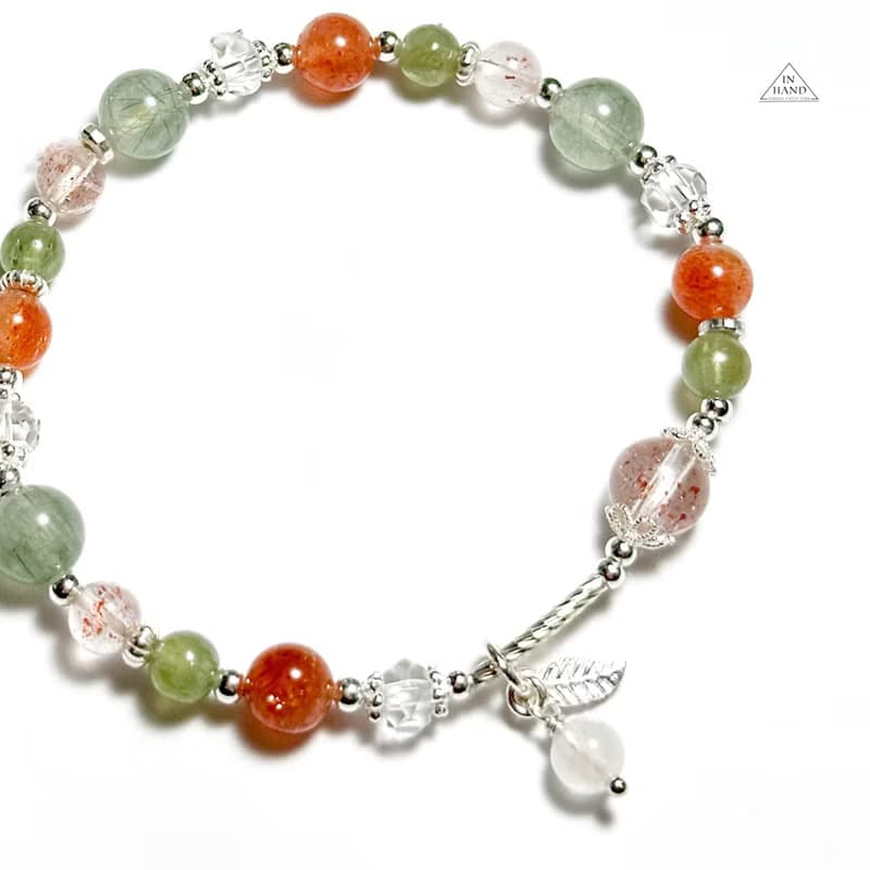 芸香花開的季節-天然礦石設計手鍊