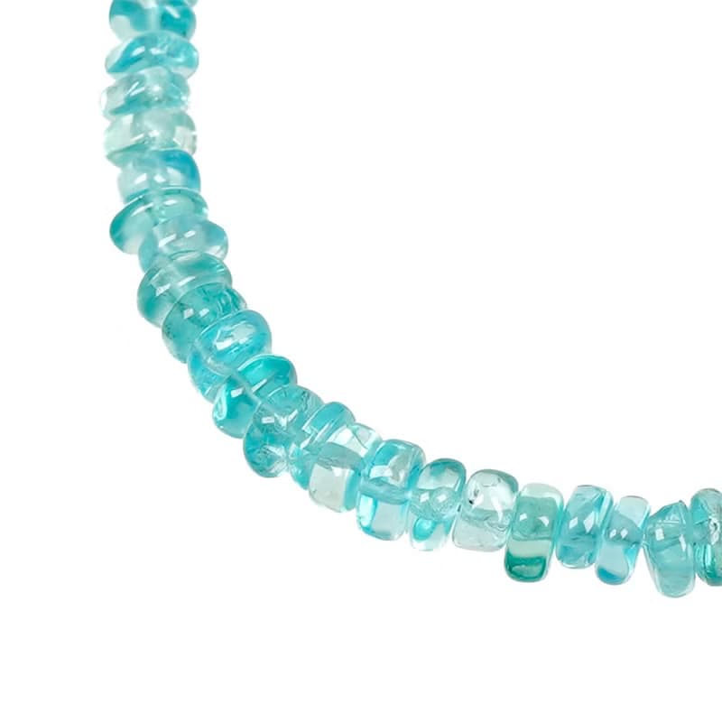 【正佳珠寶】藍磷灰 頂級原礦玻璃體 5.8g 藍磷灰手鍊