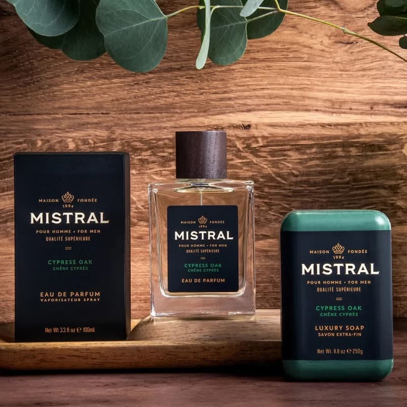 Mistral - 柏樹橡木 紳士香氛皂/香水皂/沐浴香皂肥皂/香水沐浴皂