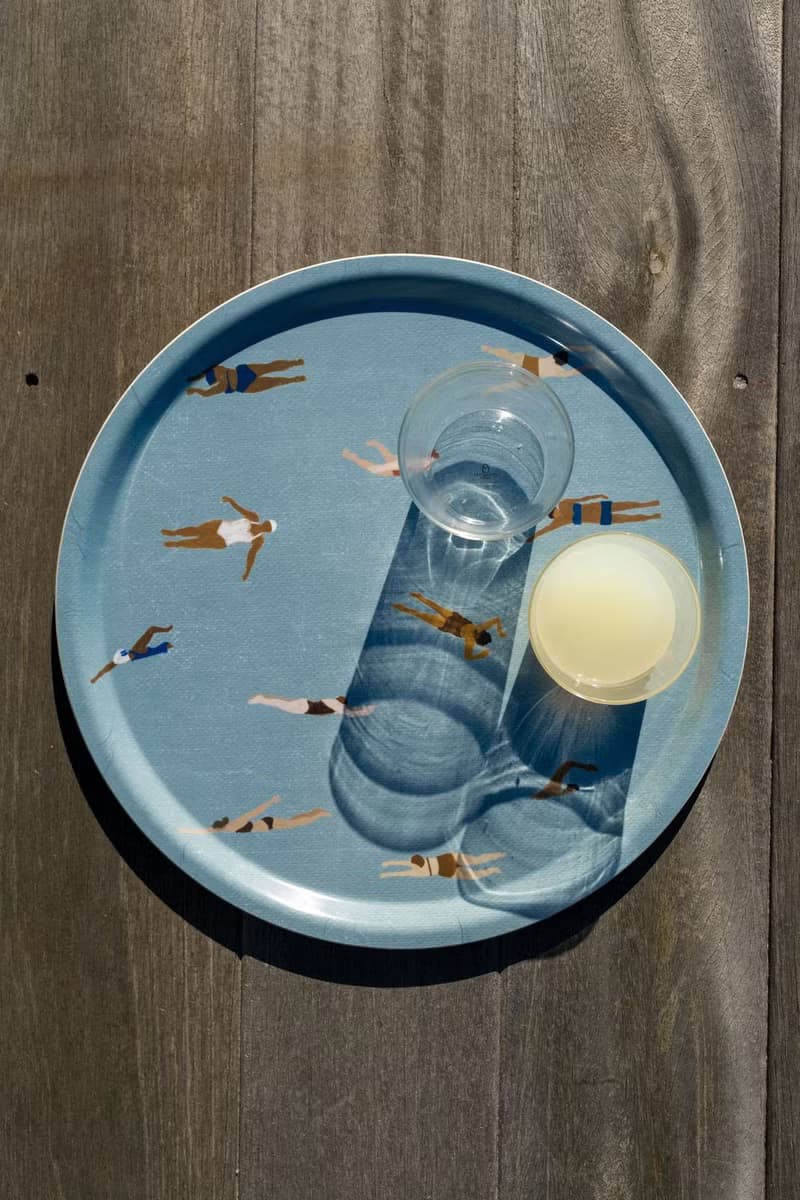 北歐設計圓型托盤-SWIMMERS TRAY,  (38cm)