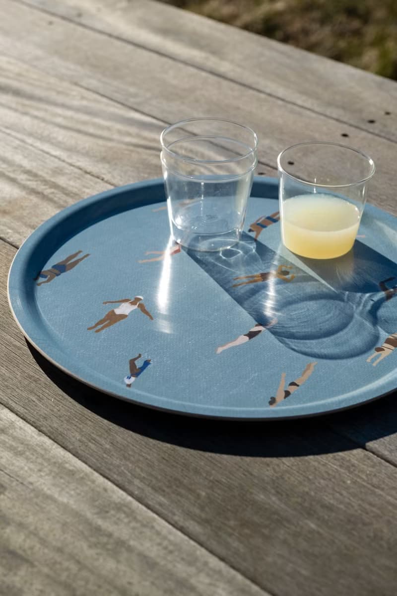 北歐設計圓型托盤-SWIMMERS TRAY,  (38cm)
