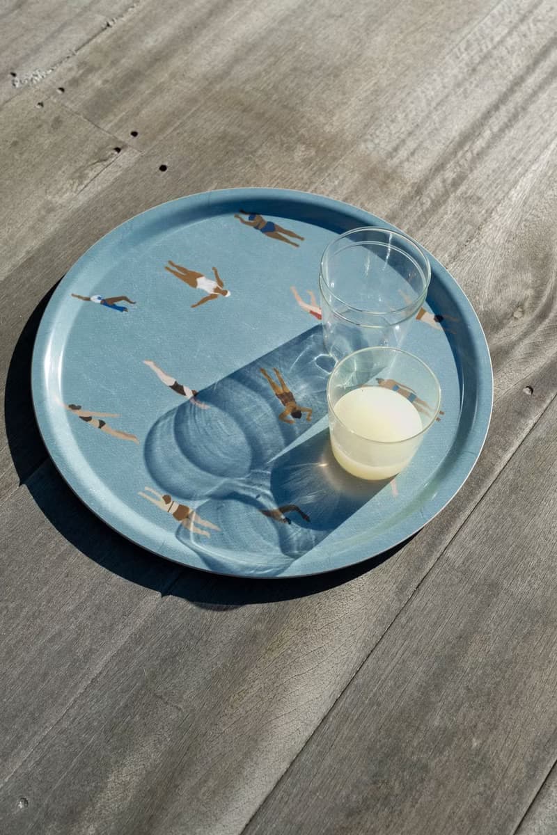 北歐設計圓型托盤-SWIMMERS TRAY,  (38cm)