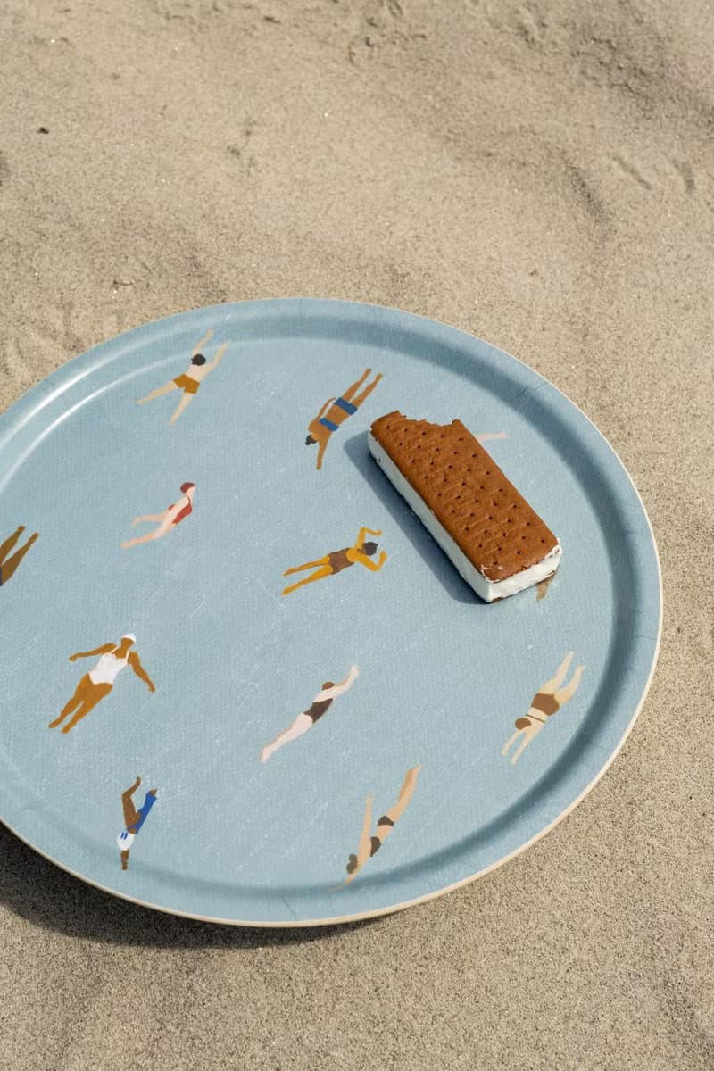 北歐設計圓型托盤-SWIMMERS TRAY,  (38cm)