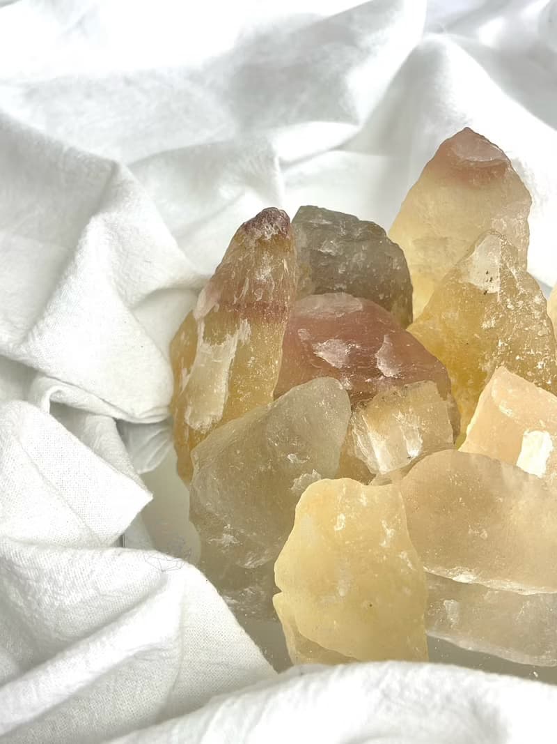 蜜糖 黃螢石 100g 原礦 幫助人際關係 螢石擴香石 消磁石