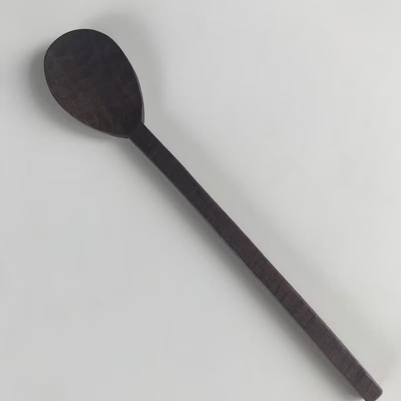 ブラックウォルナットの鋸目のスカレープーン