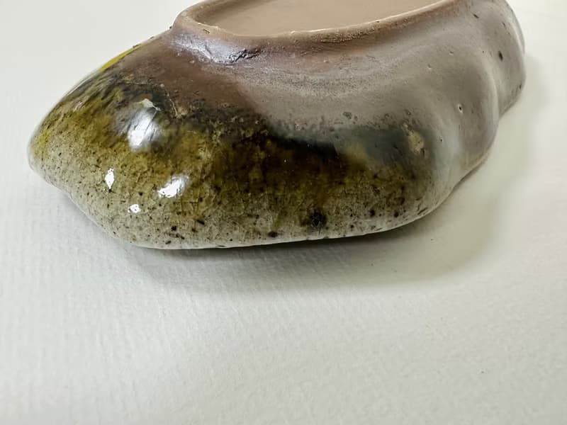 柴燒葉盤 點心盤  木材燒製 落灰 自然紋理