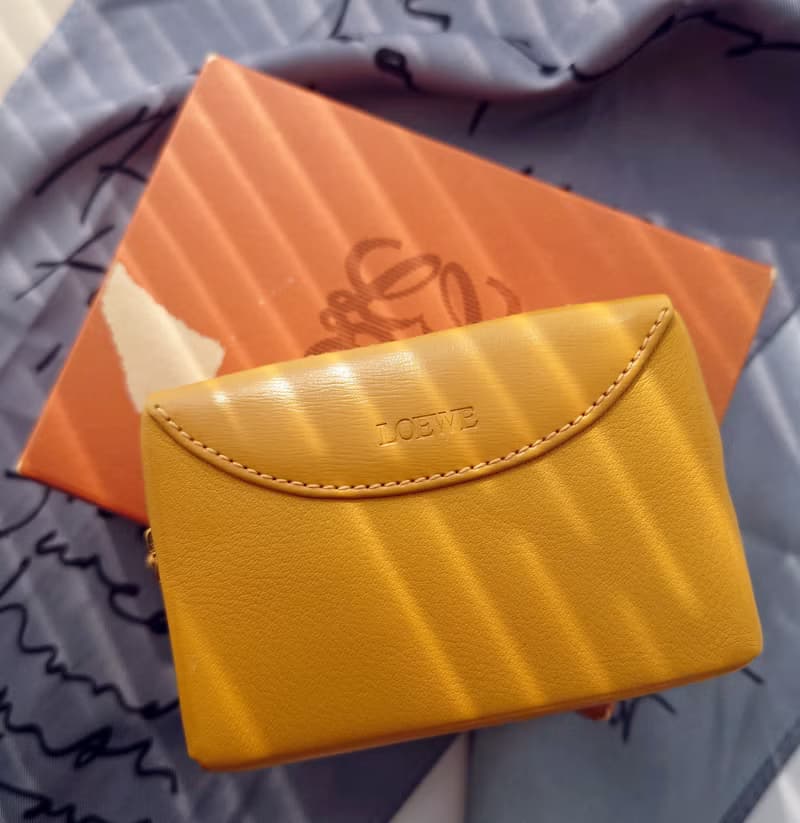 閒置品連盒 Loewe 方塊小收納包 錢包零錢夾 零錢包散銀包 散紙包
