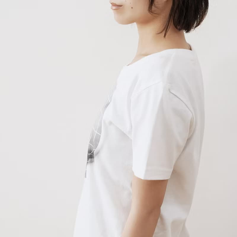 Mousou Mapping T-shirt/ Illusion grid