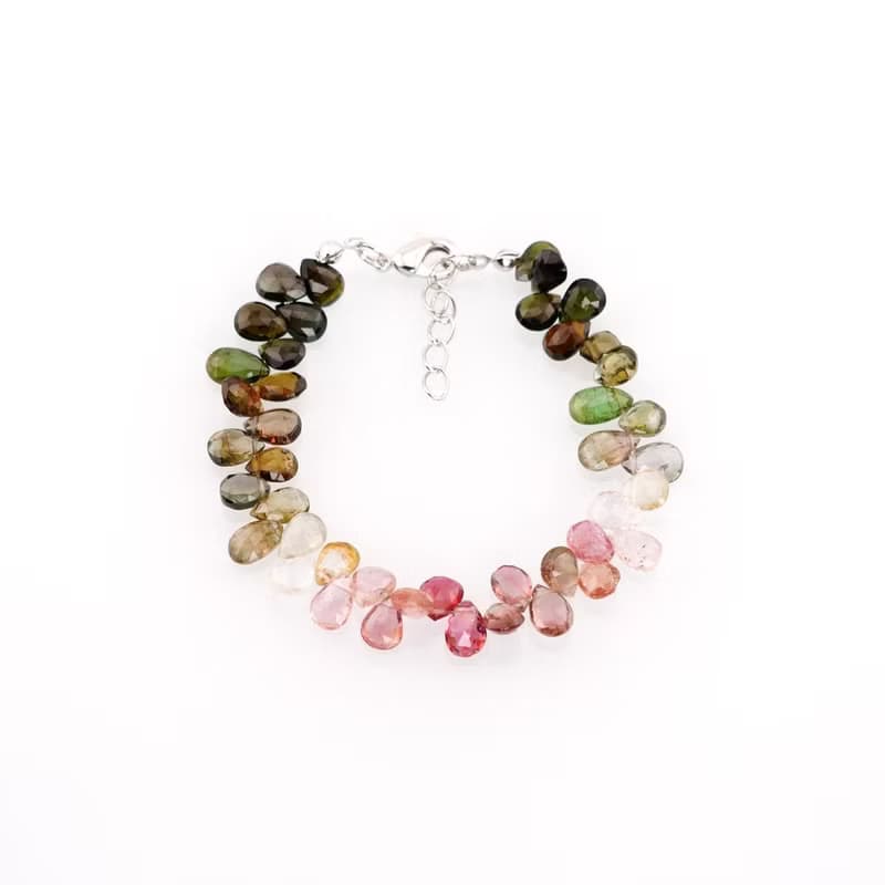 寶麗金珠寶-天然彩色碧璽手鍊