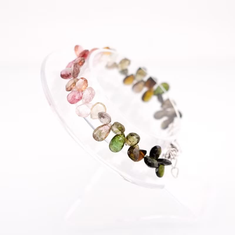 寶麗金珠寶-天然彩色碧璽手鍊