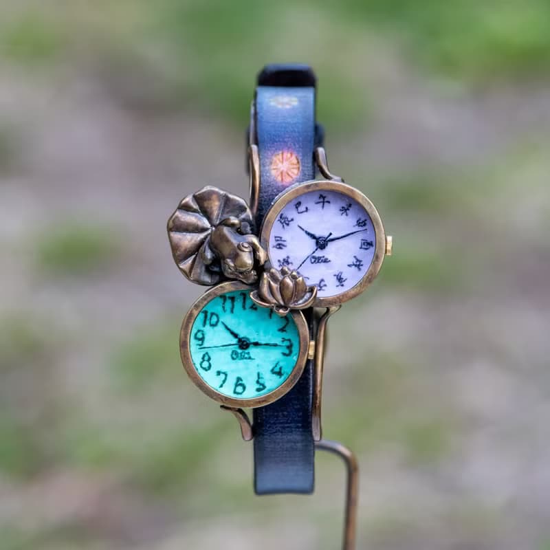 蓮花精緻美麗手錶